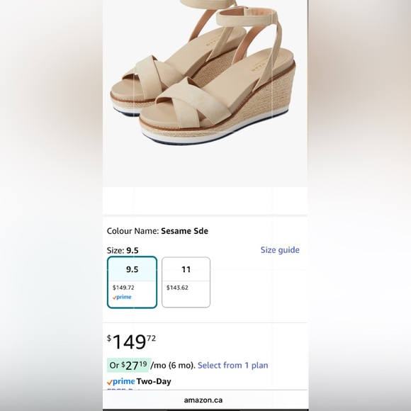 Cole Haan Women's Cloudfeel Black Platform Sandals - Picture 6 of 6